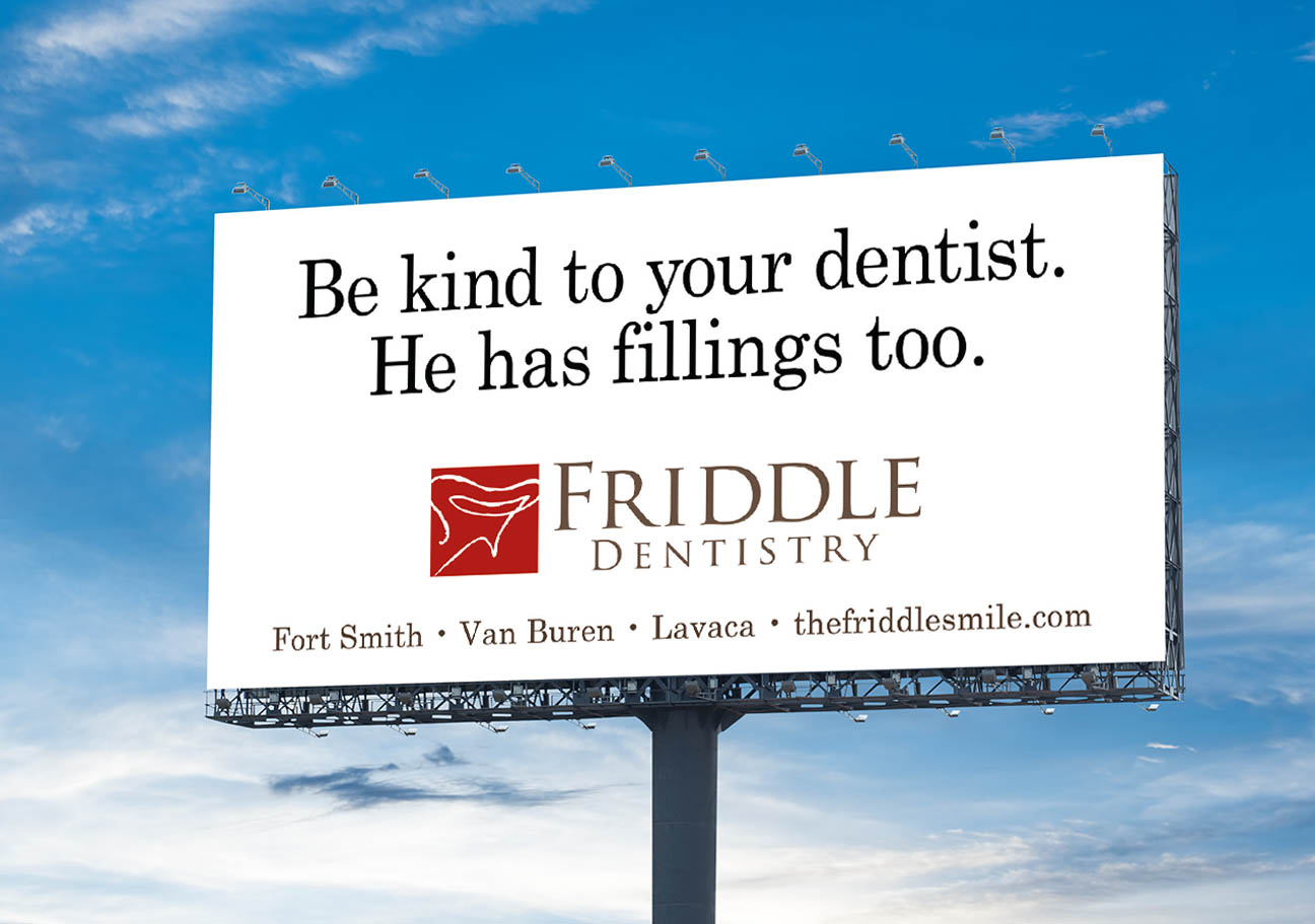 Friddle be kind billboard